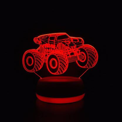 Spiderman Monster Truck LED Lamp Night Light