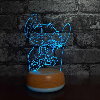 Stitch LED Lamp Night LightÂ  Night Light Stock Car & Banger Toy Tracks