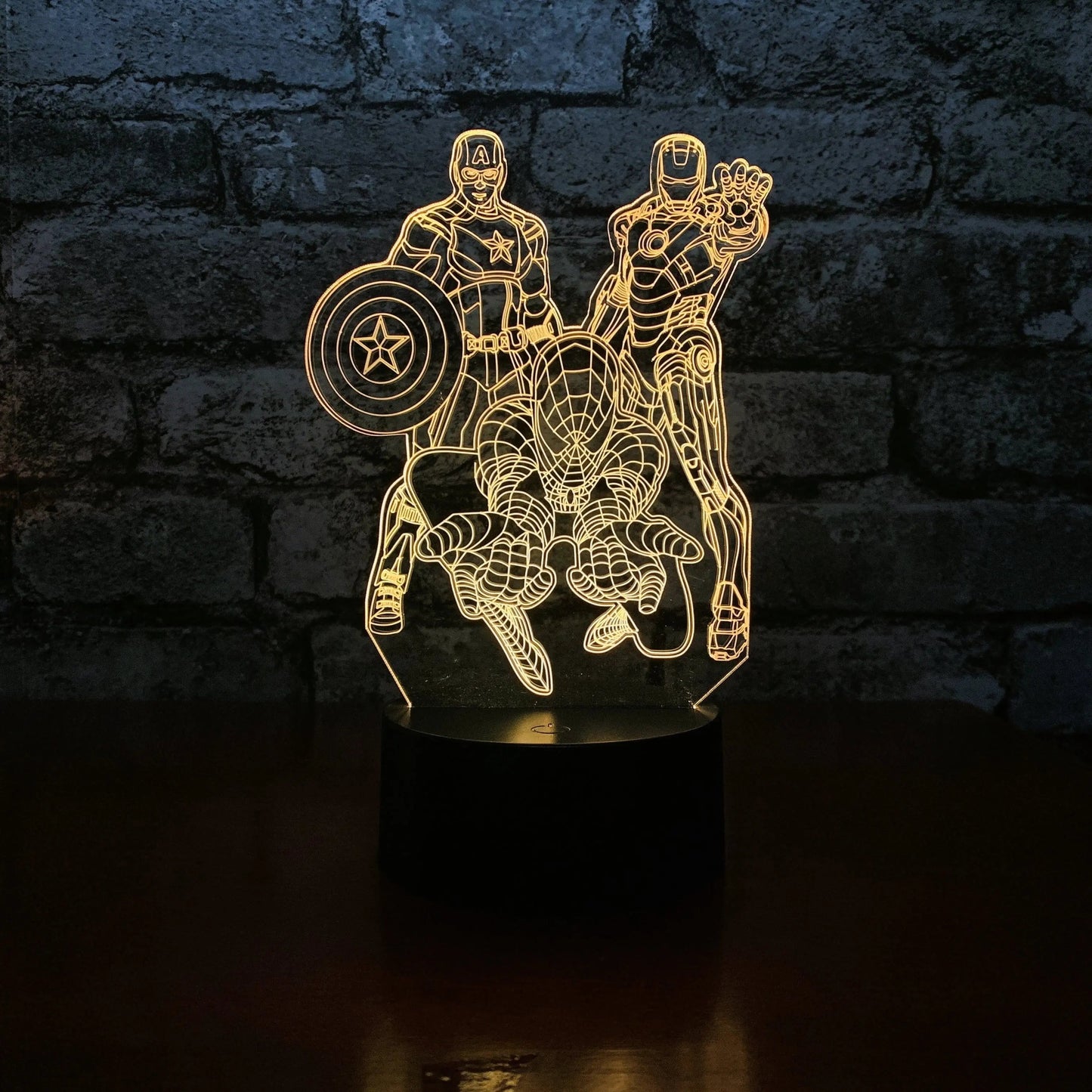 Superhero Night Light - Night Light - Stock Car & Banger Toy Tracks