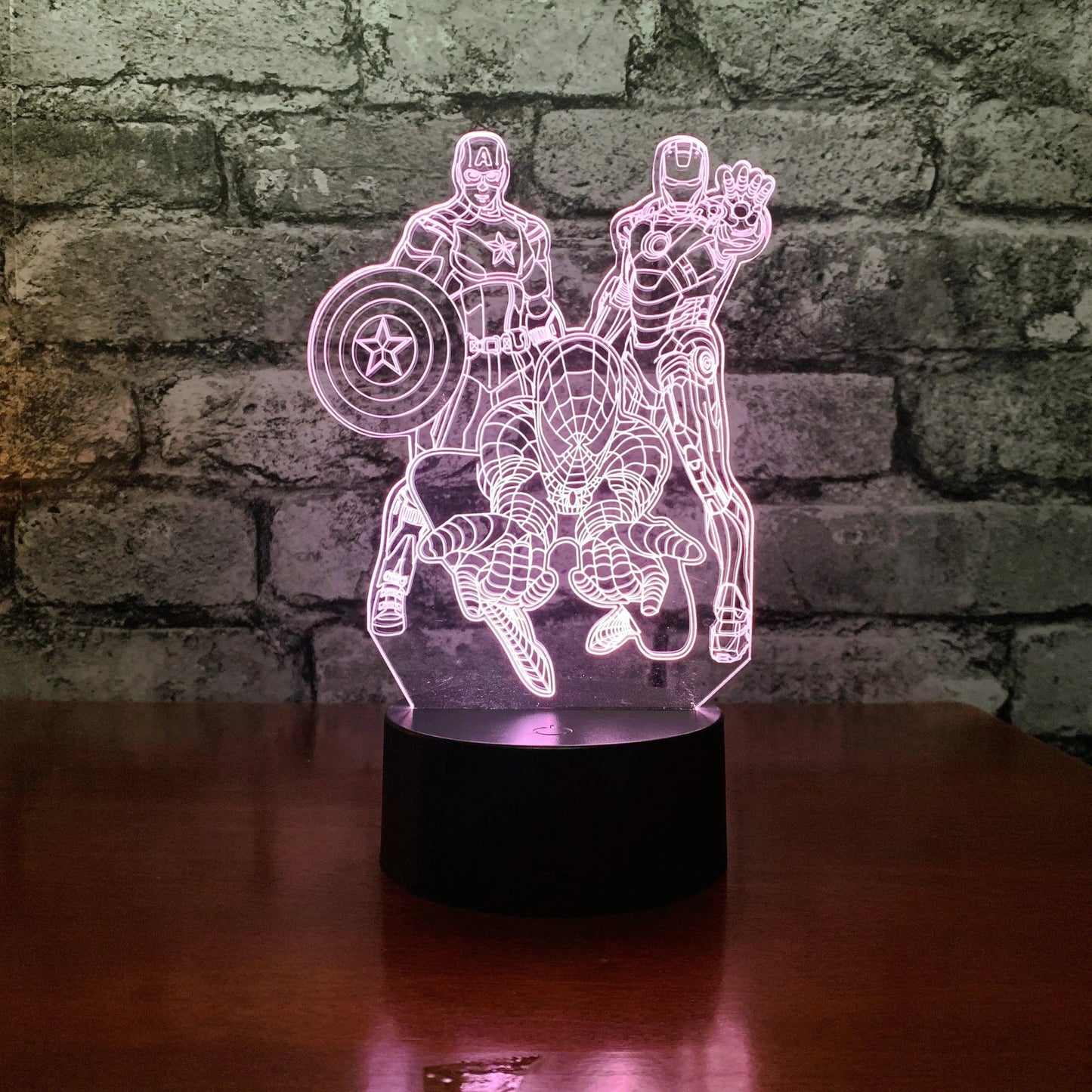 Superhero Night Light - Night Light - Stock Car & Banger Toy Tracks