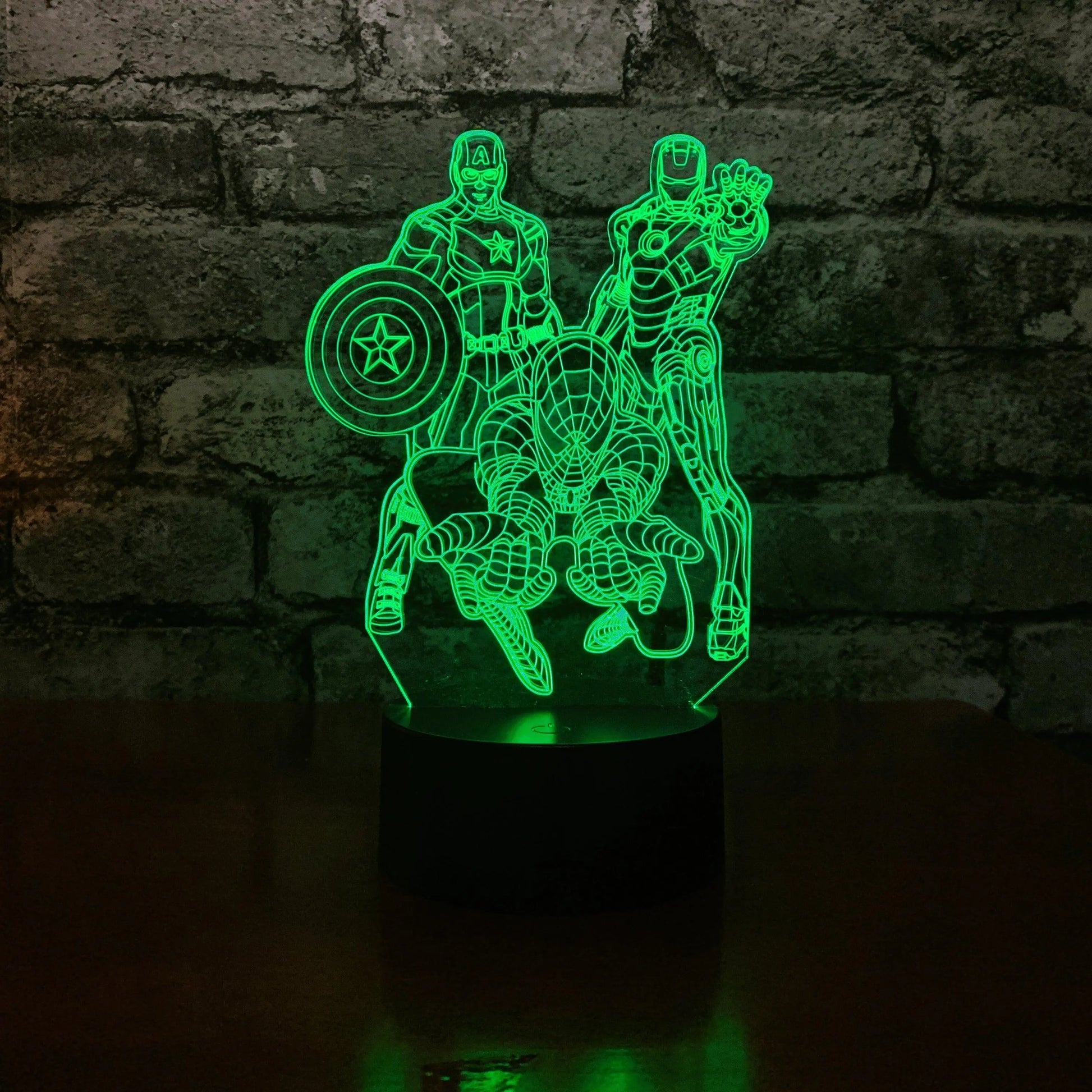 Superhero Night Light - Night Light - Stock Car & Banger Toy Tracks
