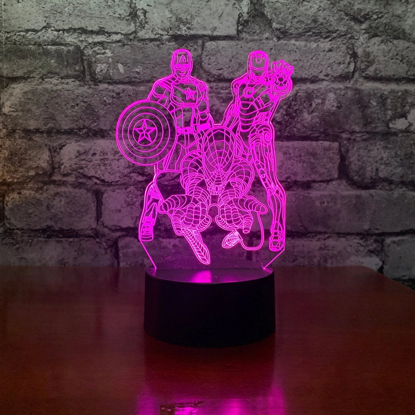 Superhero Night Light - Night Light - Stock Car & Banger Toy Tracks