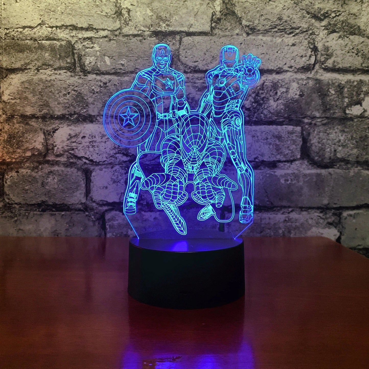 Superhero Night Light - Night Light - Stock Car & Banger Toy Tracks