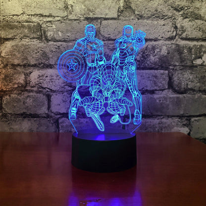 Superhero Night Light - Night Light - Stock Car & Banger Toy Tracks