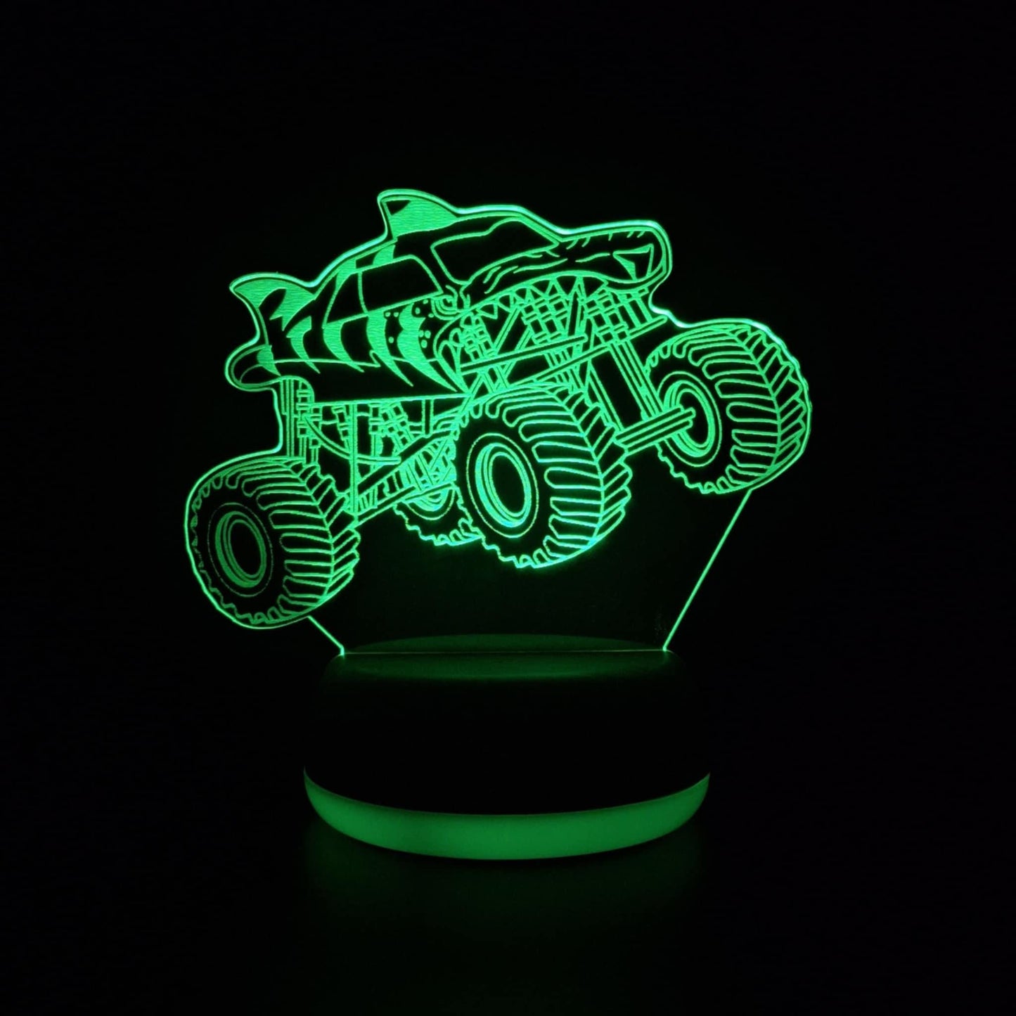 Tiger Shark Monster Truck LED Lamp Night Light