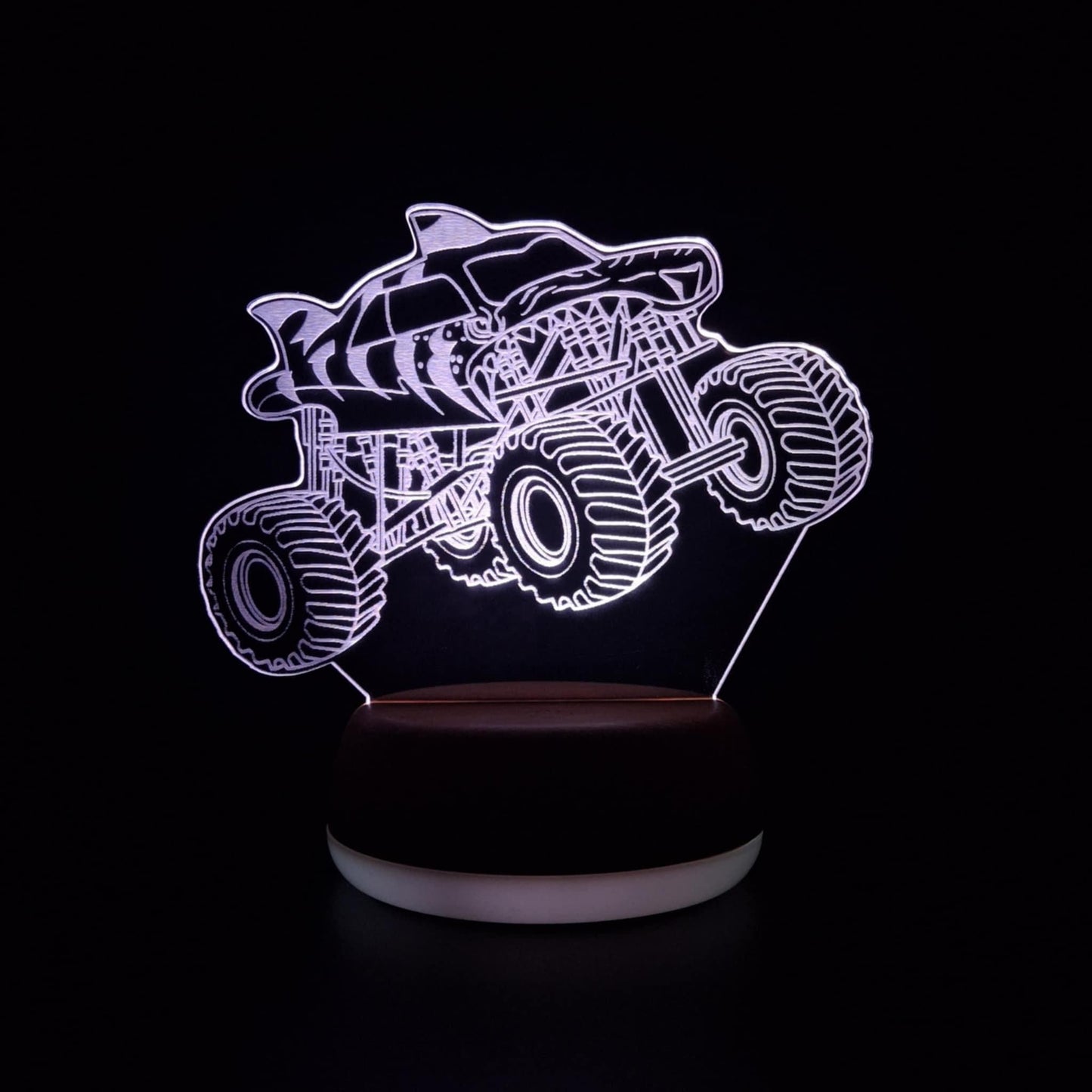Tiger Shark Monster Truck LED Lamp Night Light