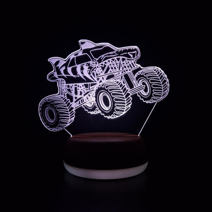 Tiger Shark Monster Truck LED Lamp Night Light