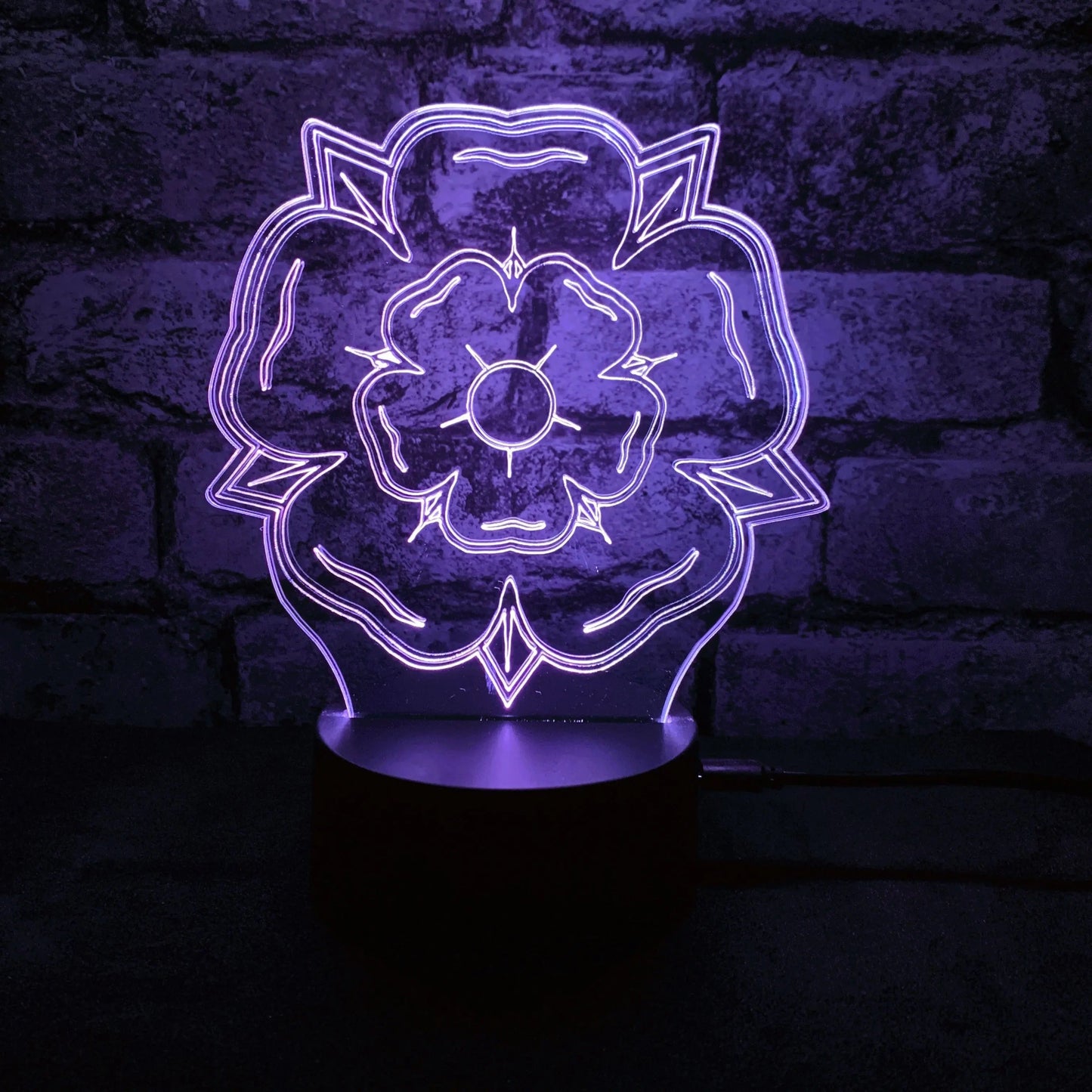 Yorkshire Rose Night Light - Night Light - Stock Car & Banger Toy Tracks