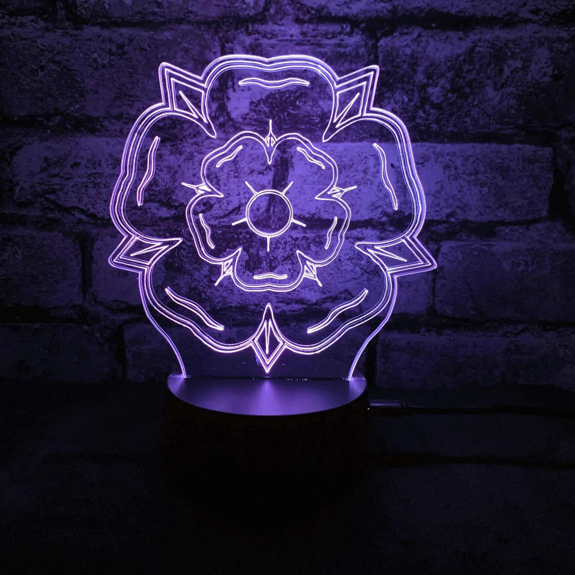 Yorkshire Rose Night Light - Night Light - Stock Car & Banger Toy Tracks