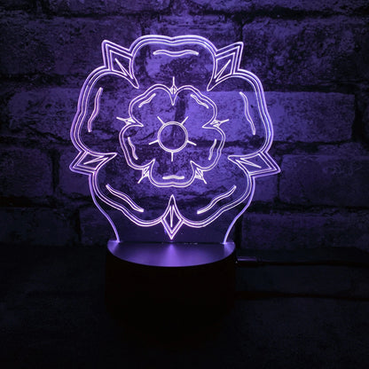 Yorkshire Rose Night Light - Night Light - Stock Car & Banger Toy Tracks