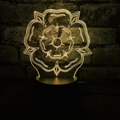 Yorkshire Rose Night Light - Night Light - Stock Car & Banger Toy Tracks