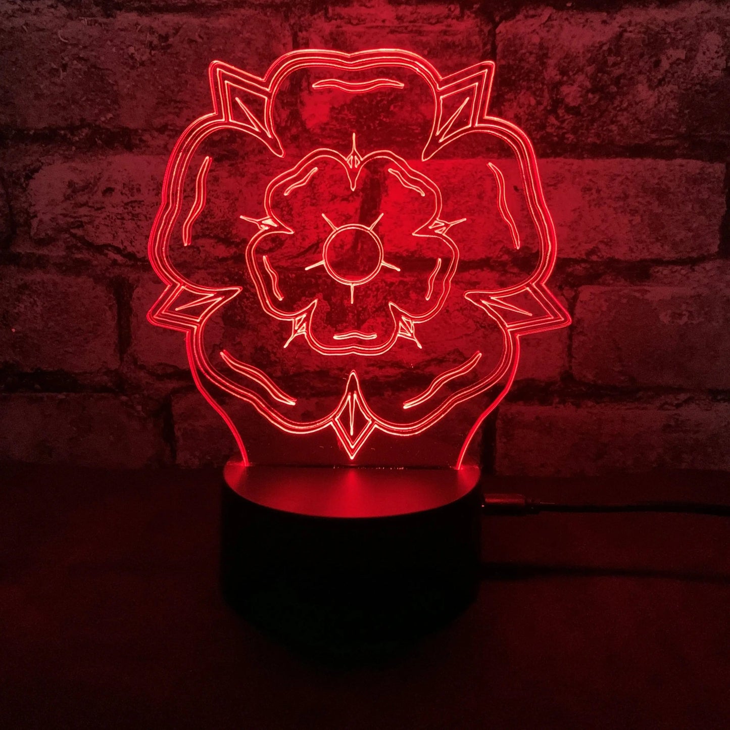 Yorkshire Rose Night Light - Night Light - Stock Car & Banger Toy Tracks