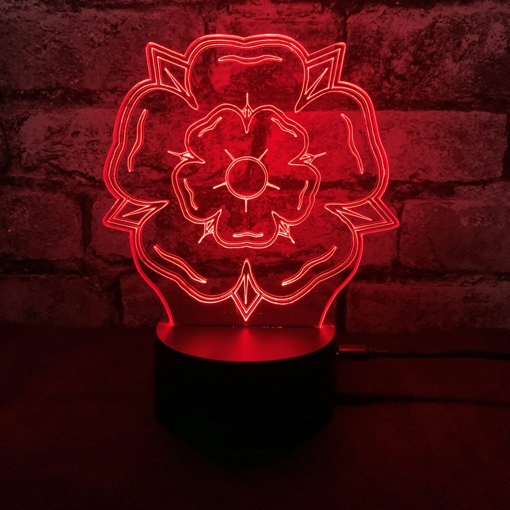 Yorkshire Rose Night Light - Night Light - Stock Car & Banger Toy Tracks