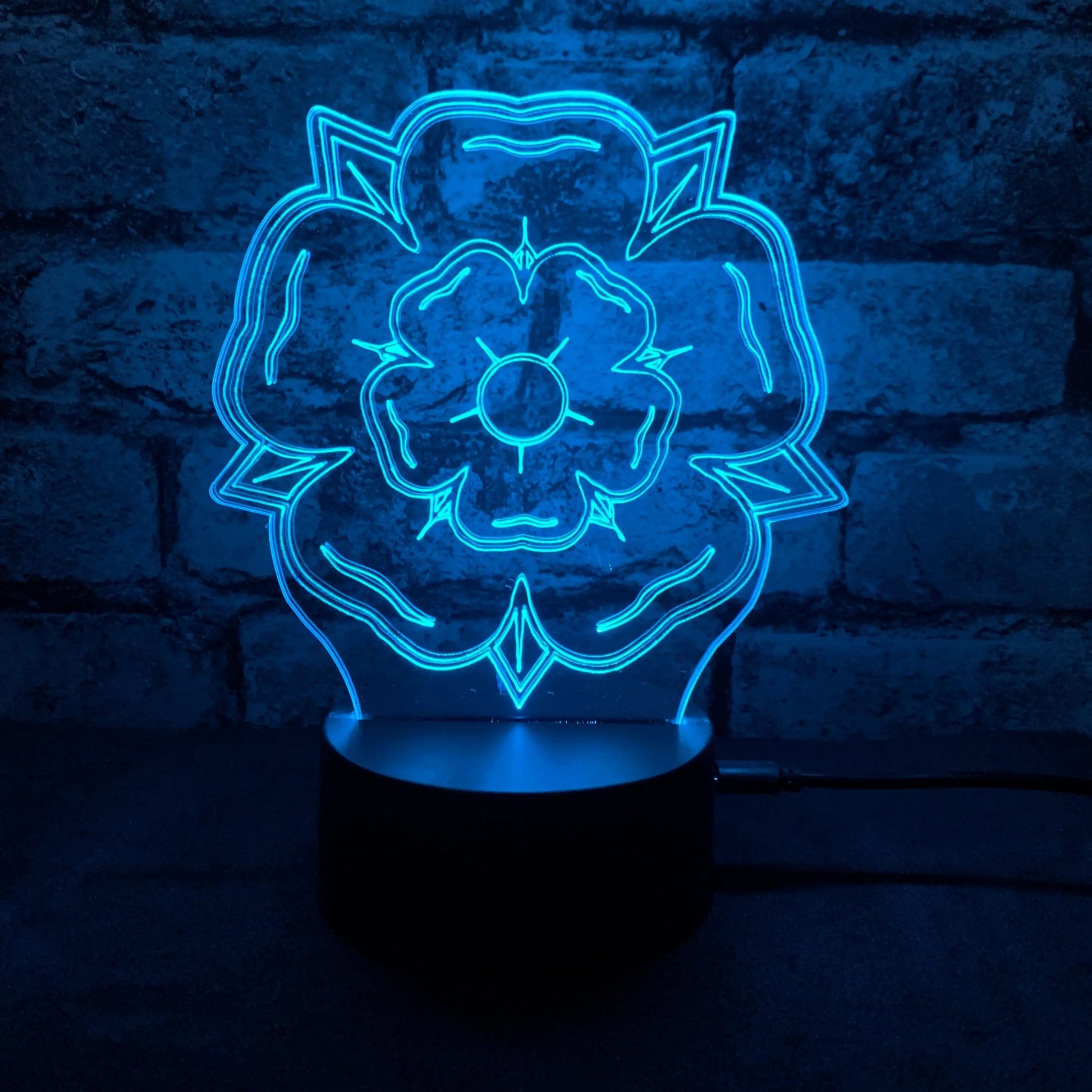 Yorkshire Rose Night Light - Night Light - Stock Car & Banger Toy Tracks