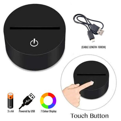 Personalised Tractor LED Lamp Night LightÂ  Night Light Stock Car & Banger Toy Tracks