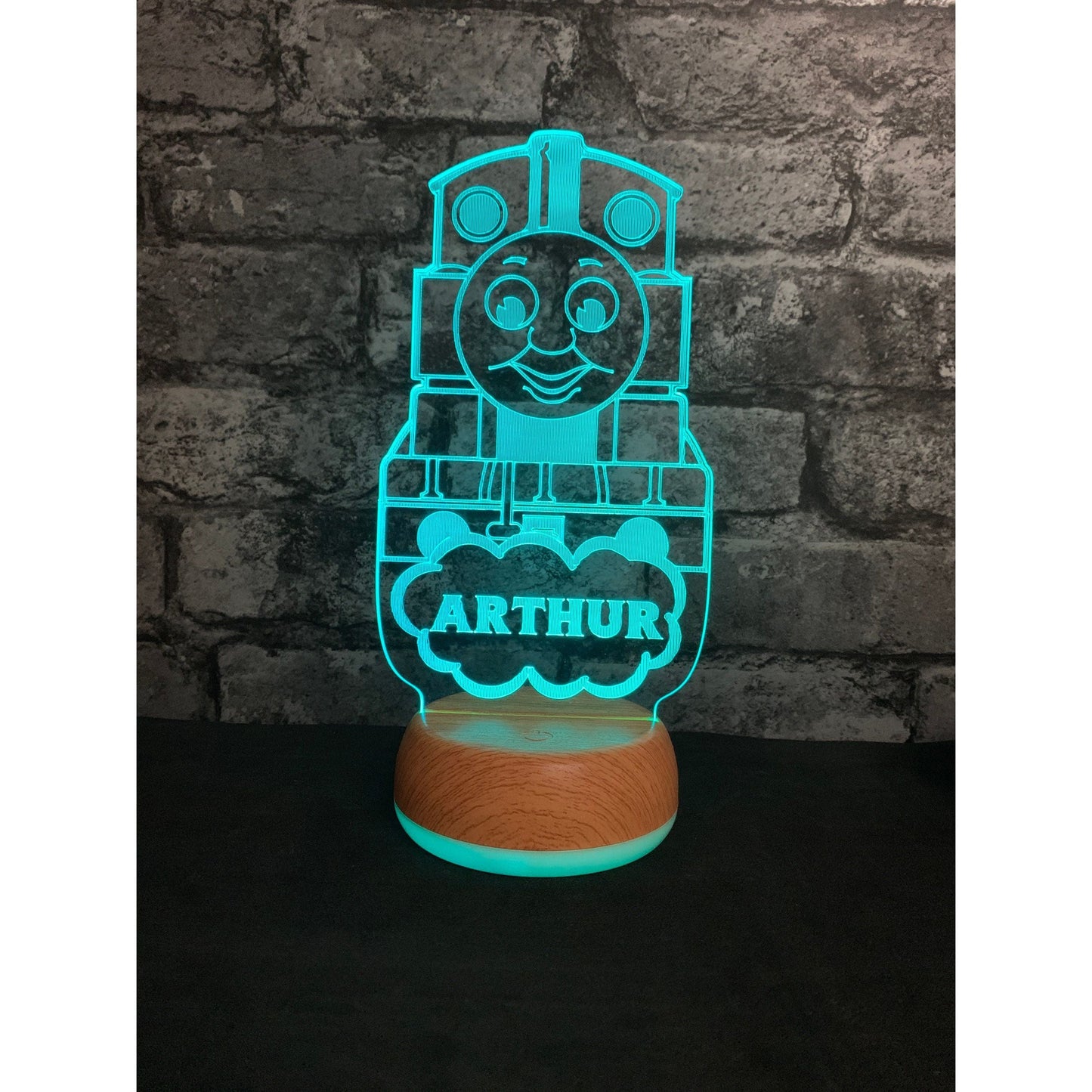 Personalised Thomas the Tank Engine LED Lamp Night LightÂ  Night Light Stock Car & Banger Toy Tracks