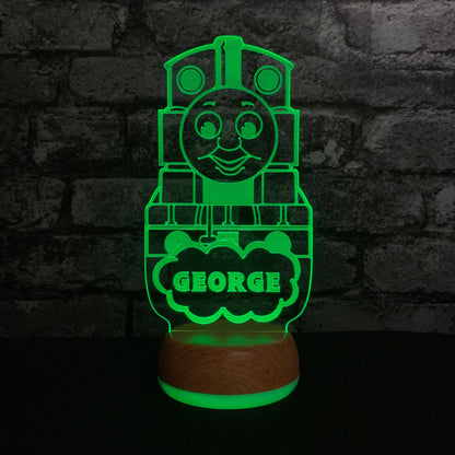 Personalised Thomas the Tank Engine LED Lamp Night LightÂ  Night Light Stock Car & Banger Toy Tracks