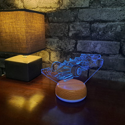 Formula 1 Aston Martin LED Lamp Night LightÂ  Night Light Stock Car & Banger Toy Tracks