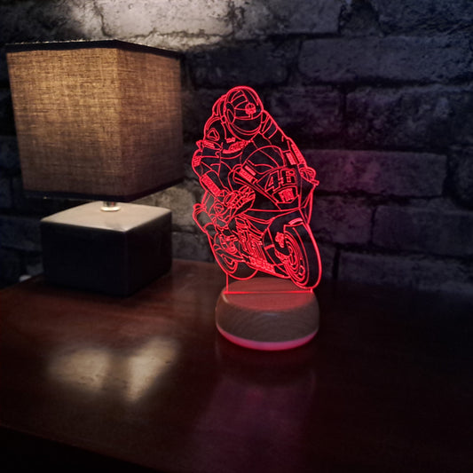 Rossi #46 LED Lamp Night LightÂ  Night Light Stock Car & Banger Toy Tracks