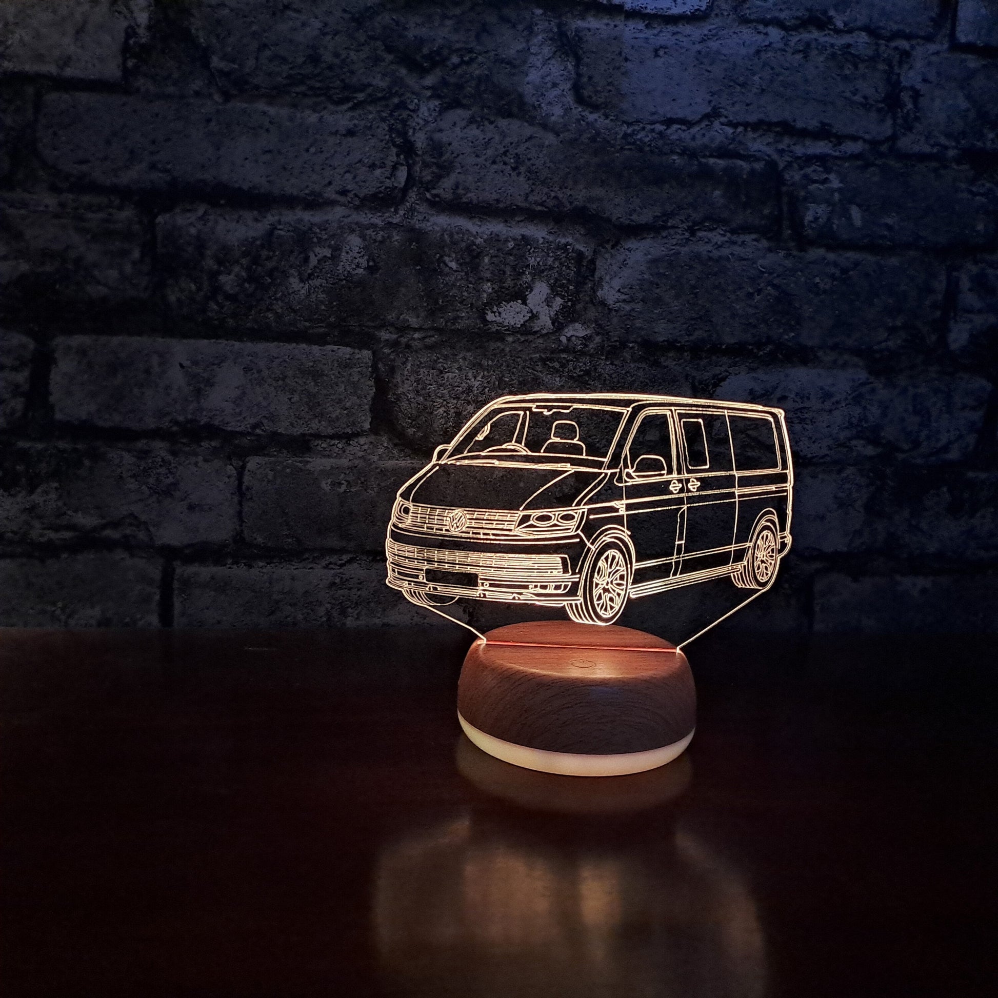 Personalised VW T5 Truck LED Lamp Night LightÂ  Night Light Stock Car & Banger Toy Tracks