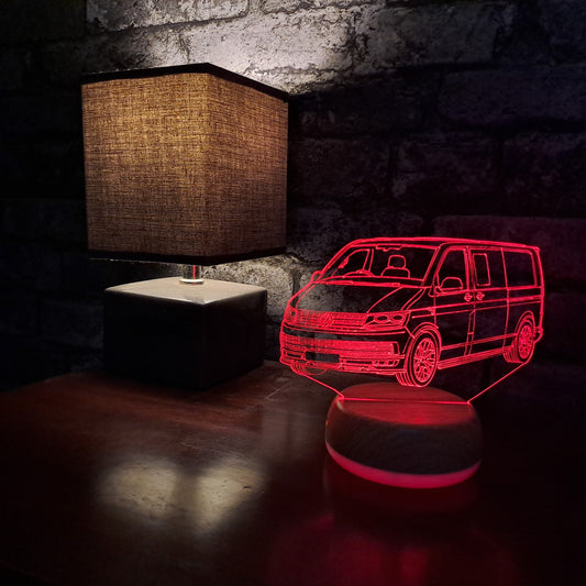 Personalised VW T5 Truck LED Lamp Night LightÂ  Night Light Stock Car & Banger Toy Tracks