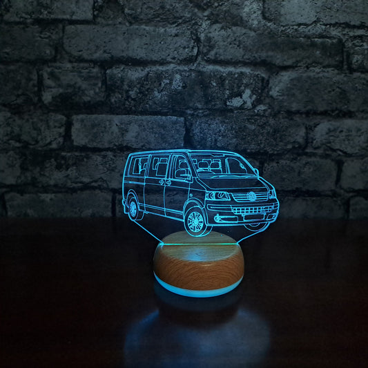 Personalised VW T6 Truck LED Lamp Night LightÂ  Night Light Stock Car & Banger Toy Tracks