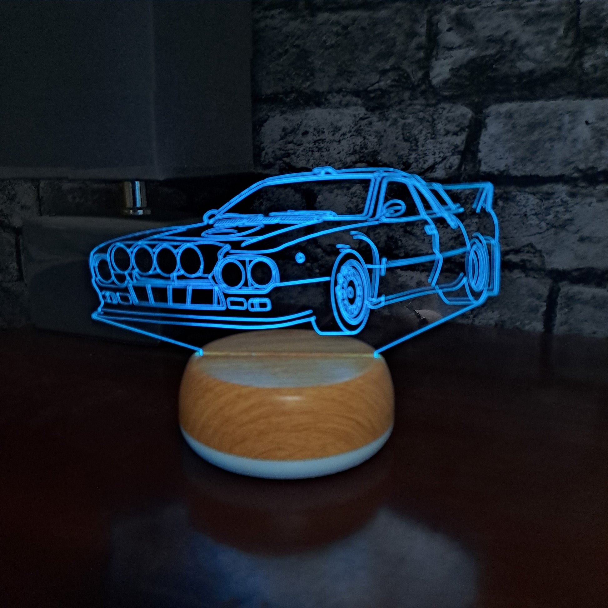Abarth LED Lamp Night LightÂ  Night Light Stock Car & Banger Toy Tracks