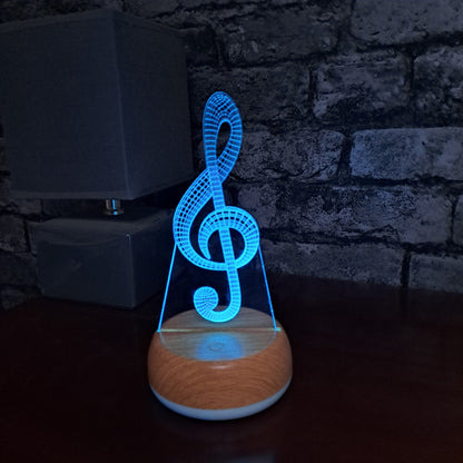 Treble Clef Music LED Lamp Night LightÂ  Night Light Stock Car & Banger Toy Tracks