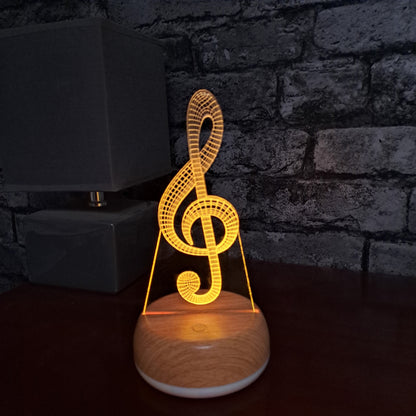 Treble Clef Music LED Lamp Night LightÂ  Night Light Stock Car & Banger Toy Tracks
