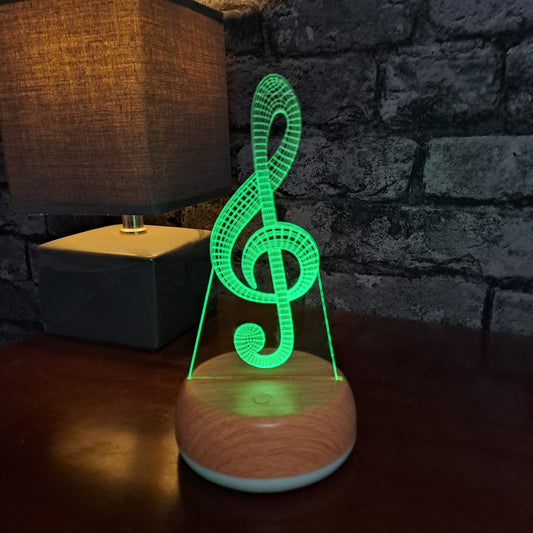 Treble Clef Music LED Lamp Night LightÂ  Night Light Stock Car & Banger Toy Tracks