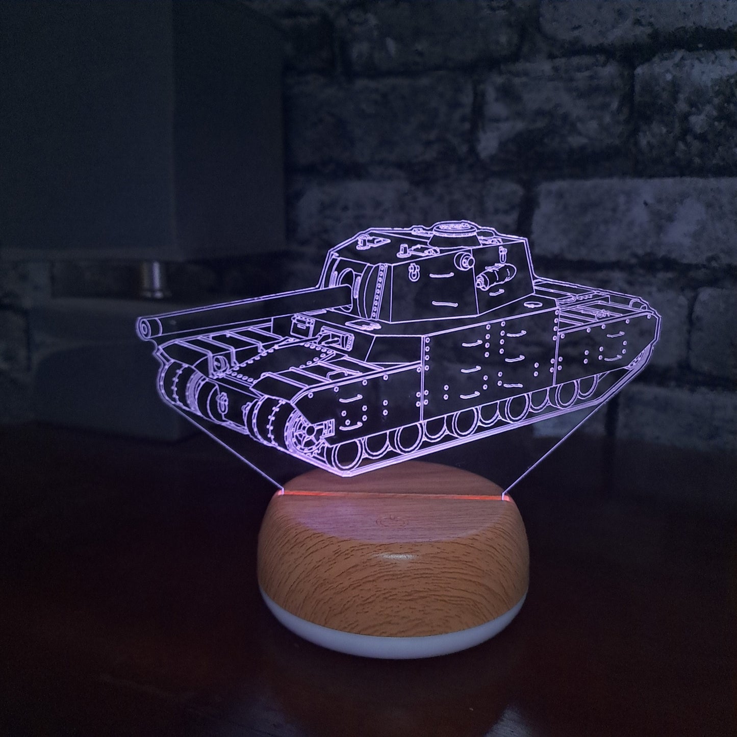 Heavy Tank LED Lamp Night LightÂ  Night Light Stock Car & Banger Toy Tracks