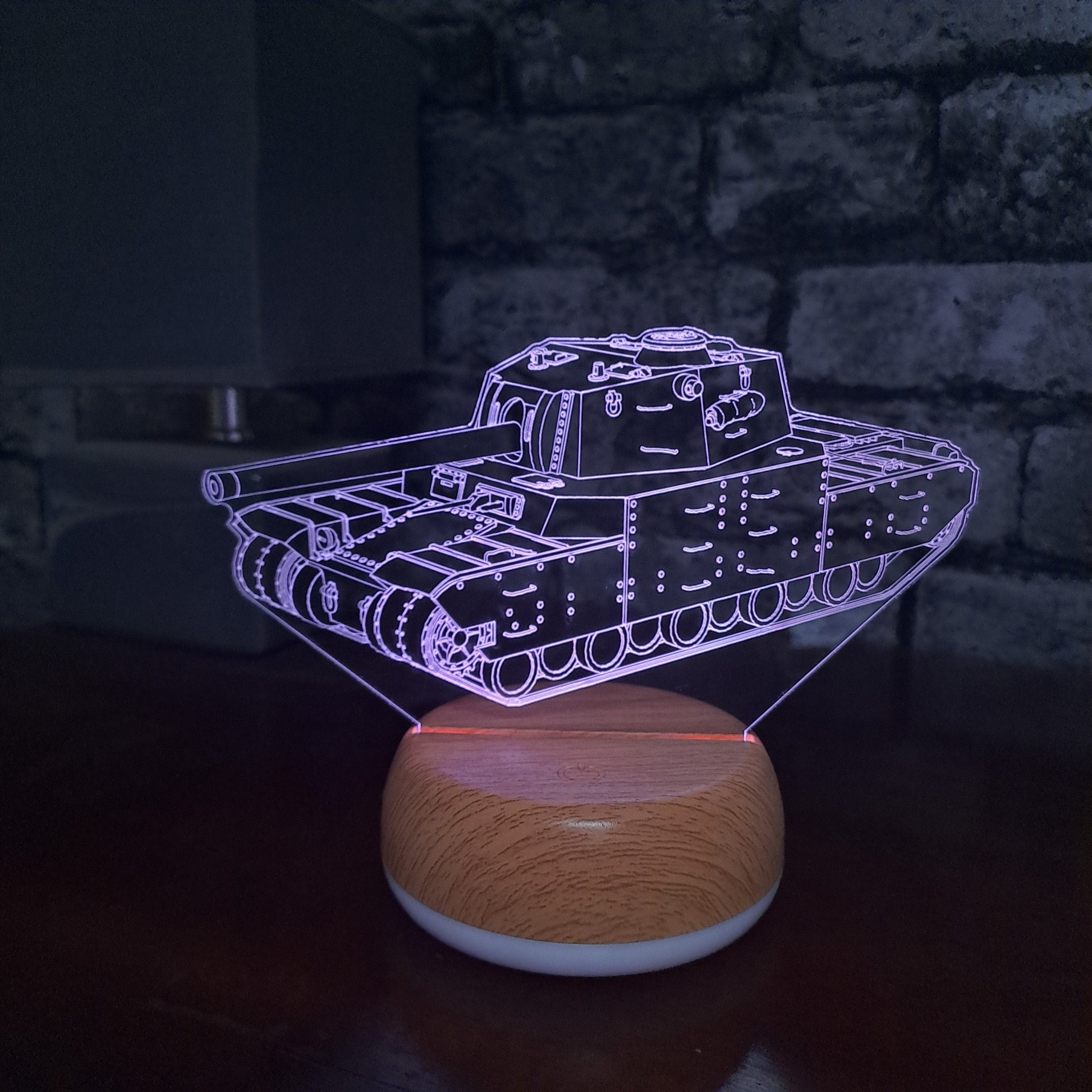 Heavy Tank LED Lamp Night LightÂ  Night Light Stock Car & Banger Toy Tracks