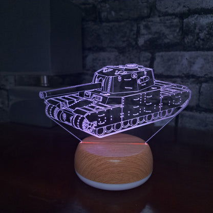 Heavy Tank LED Lamp Night LightÂ  Night Light Stock Car & Banger Toy Tracks