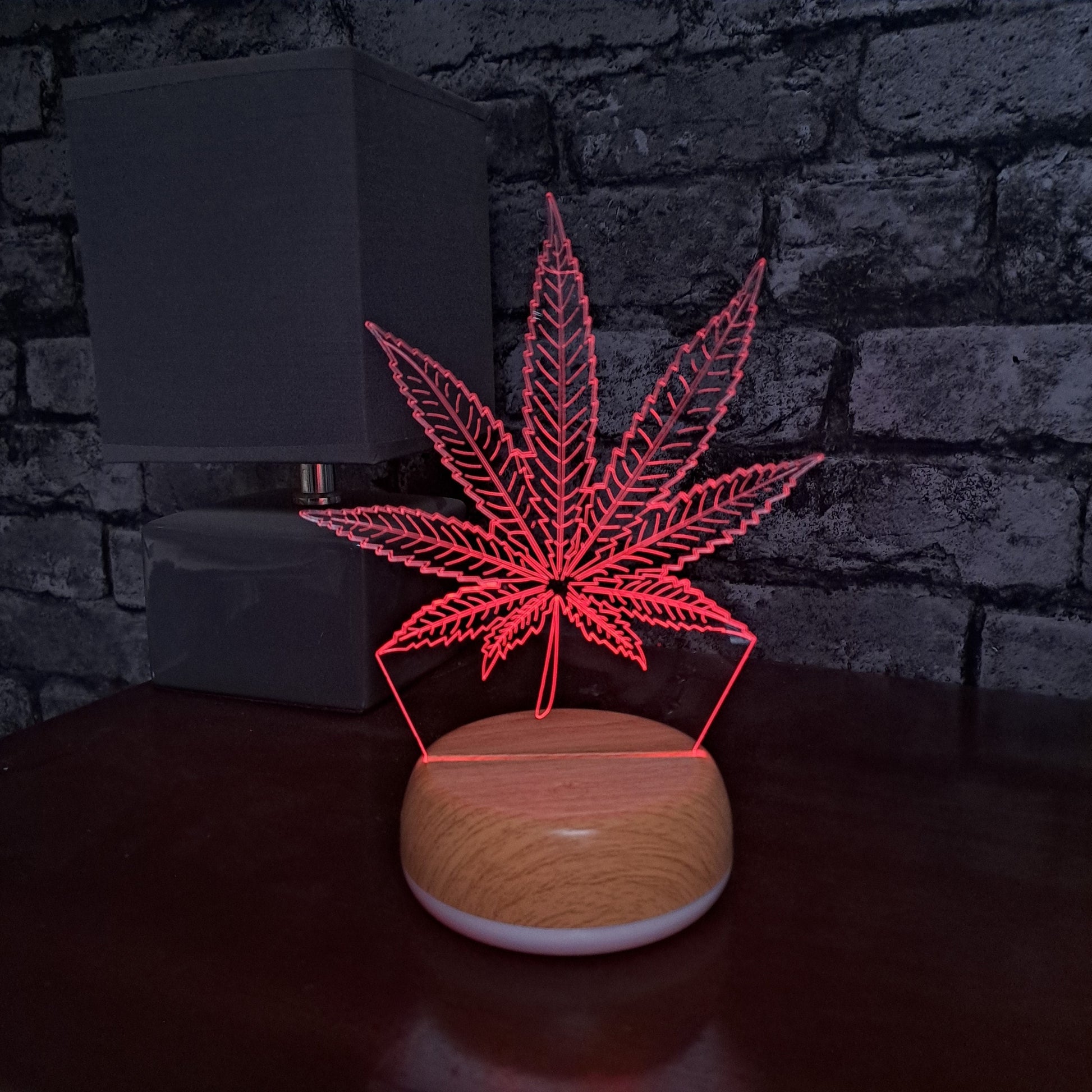 Weed Leaf LED Lamp Night LightÂ  Night Light Stock Car & Banger Toy Tracks