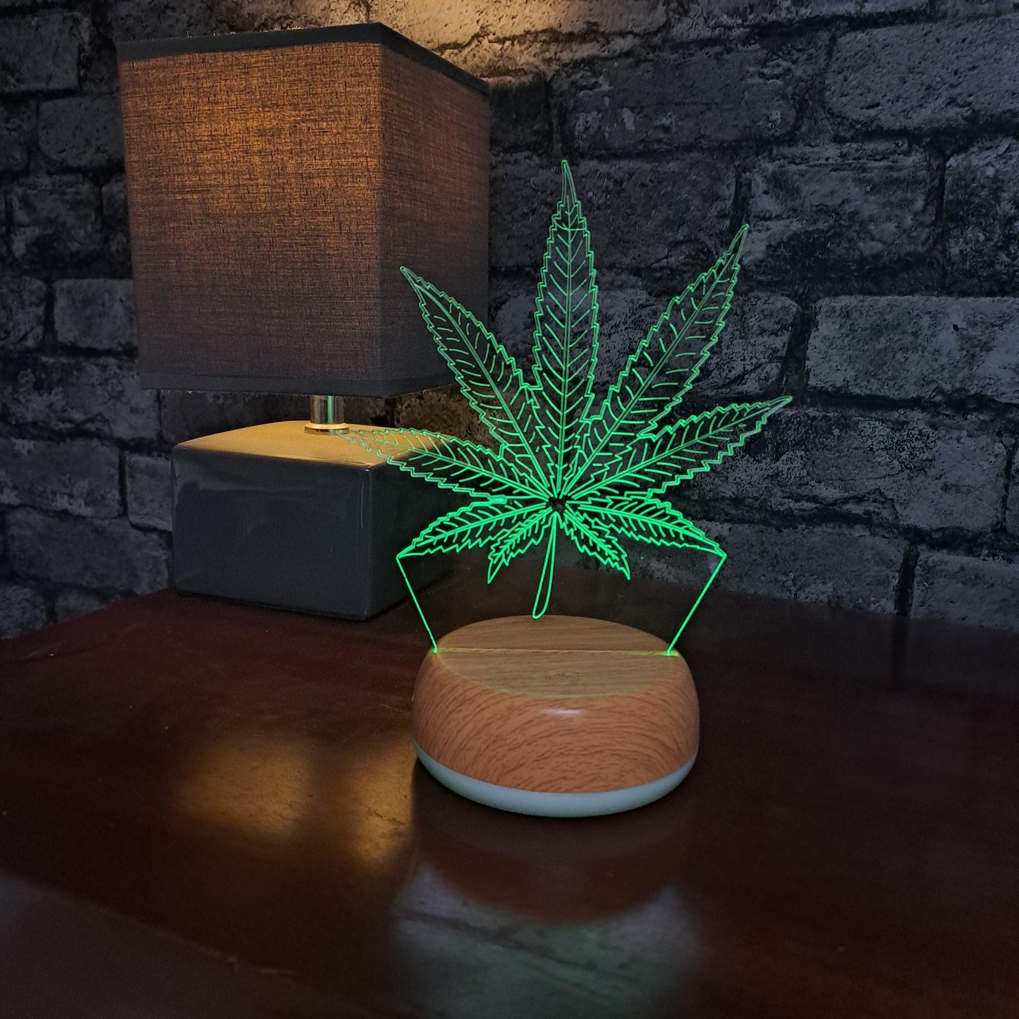 Weed Leaf LED Lamp Night LightÂ  Night Light Stock Car & Banger Toy Tracks