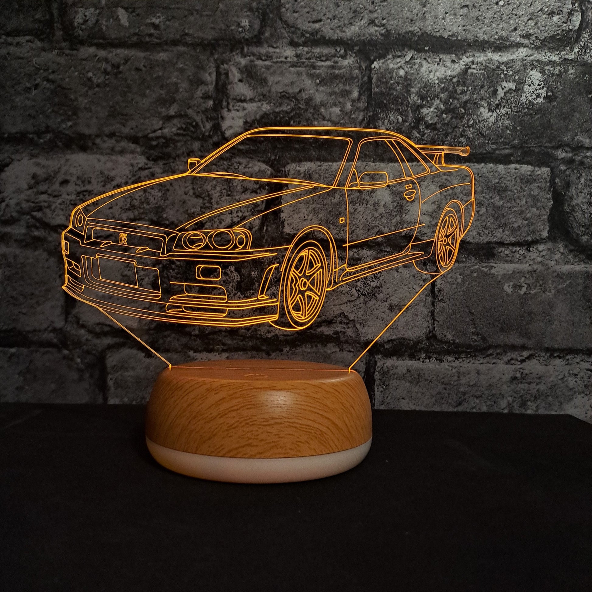 GTR Sports Car LED Lamp Night LightÂ  Night Light Stock Car & Banger Toy Tracks