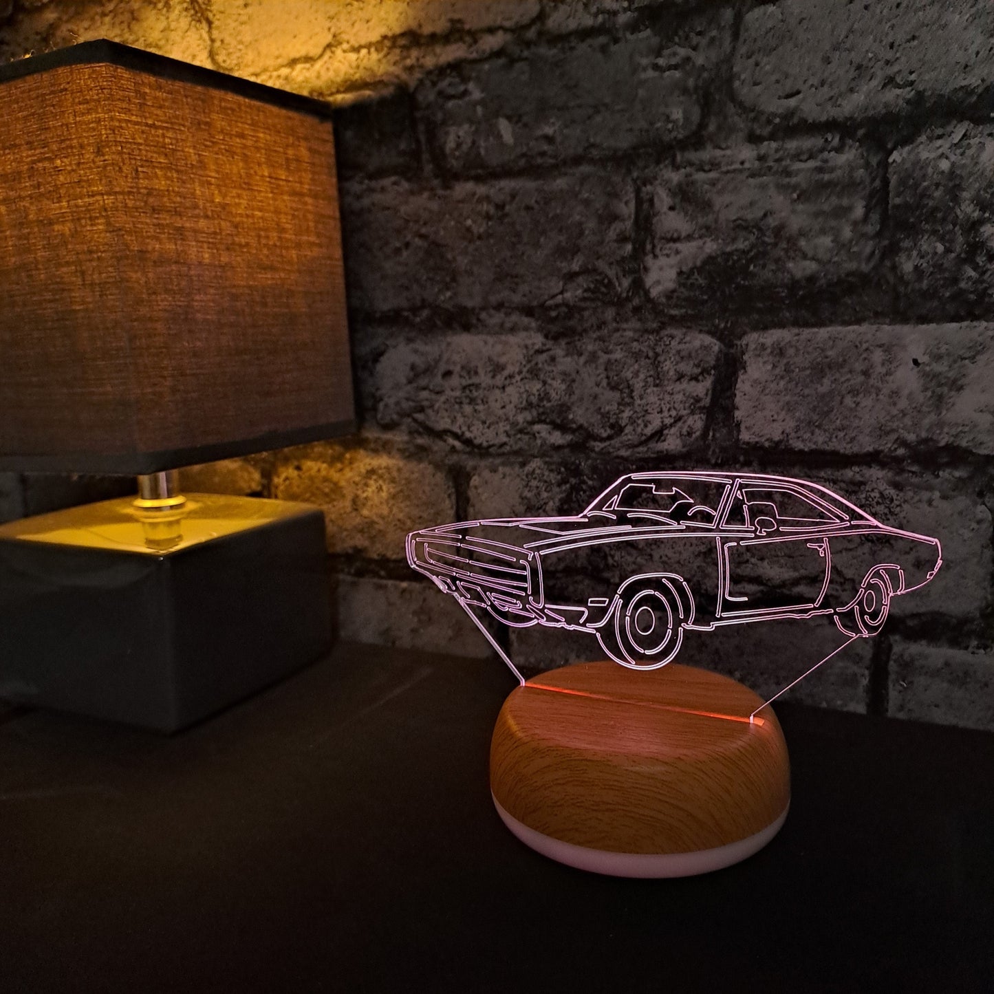 Charger R/T LED Lamp Night LightÂ  Night Light Stock Car & Banger Toy Tracks