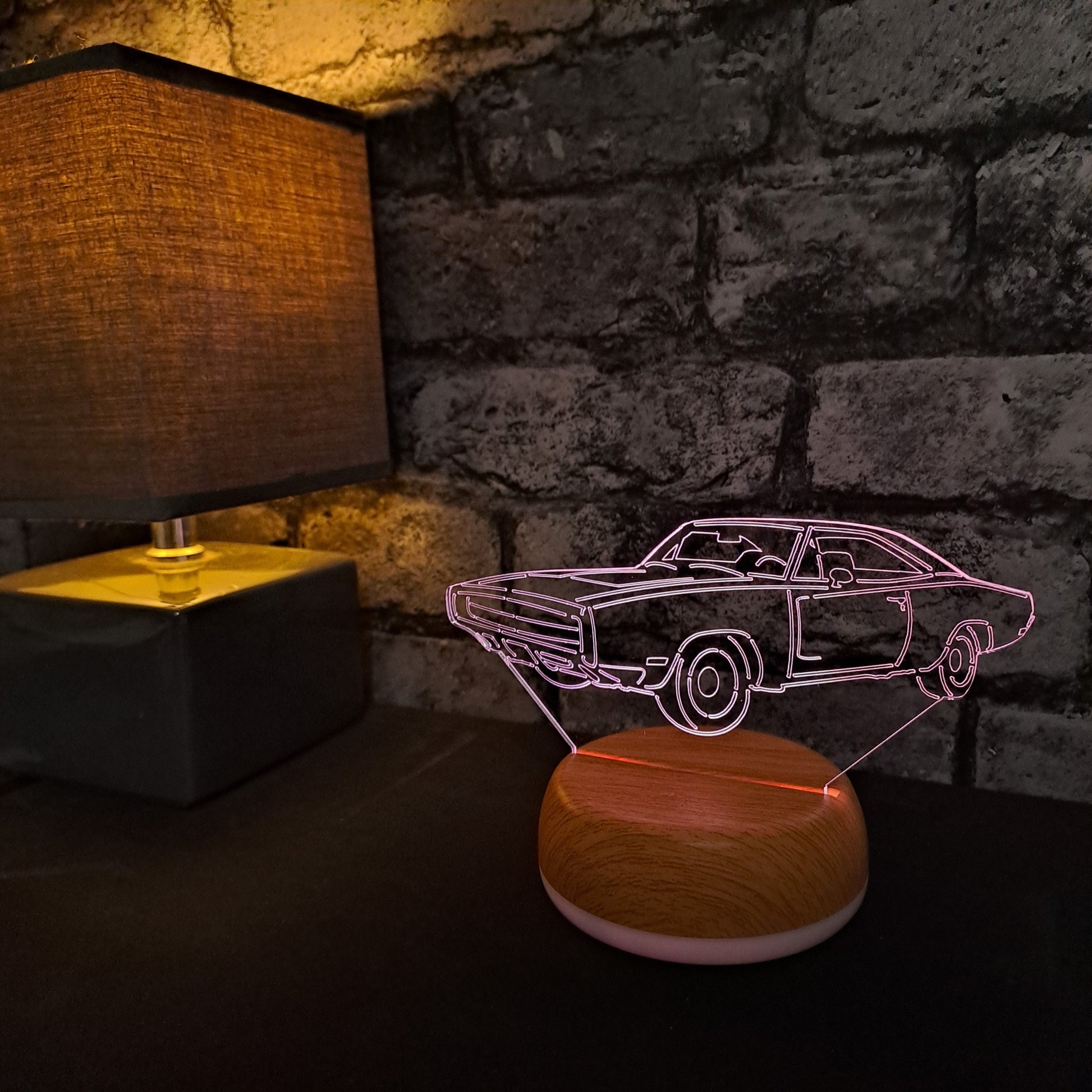 Charger R/T LED Lamp Night LightÂ  Night Light Stock Car & Banger Toy Tracks