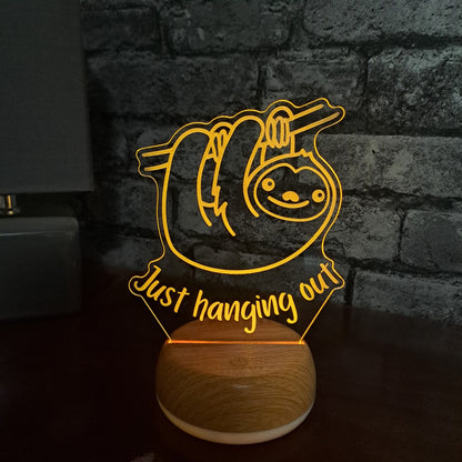 Sloth LED Lamp Night LightÂ  Night Light Stock Car & Banger Toy Tracks