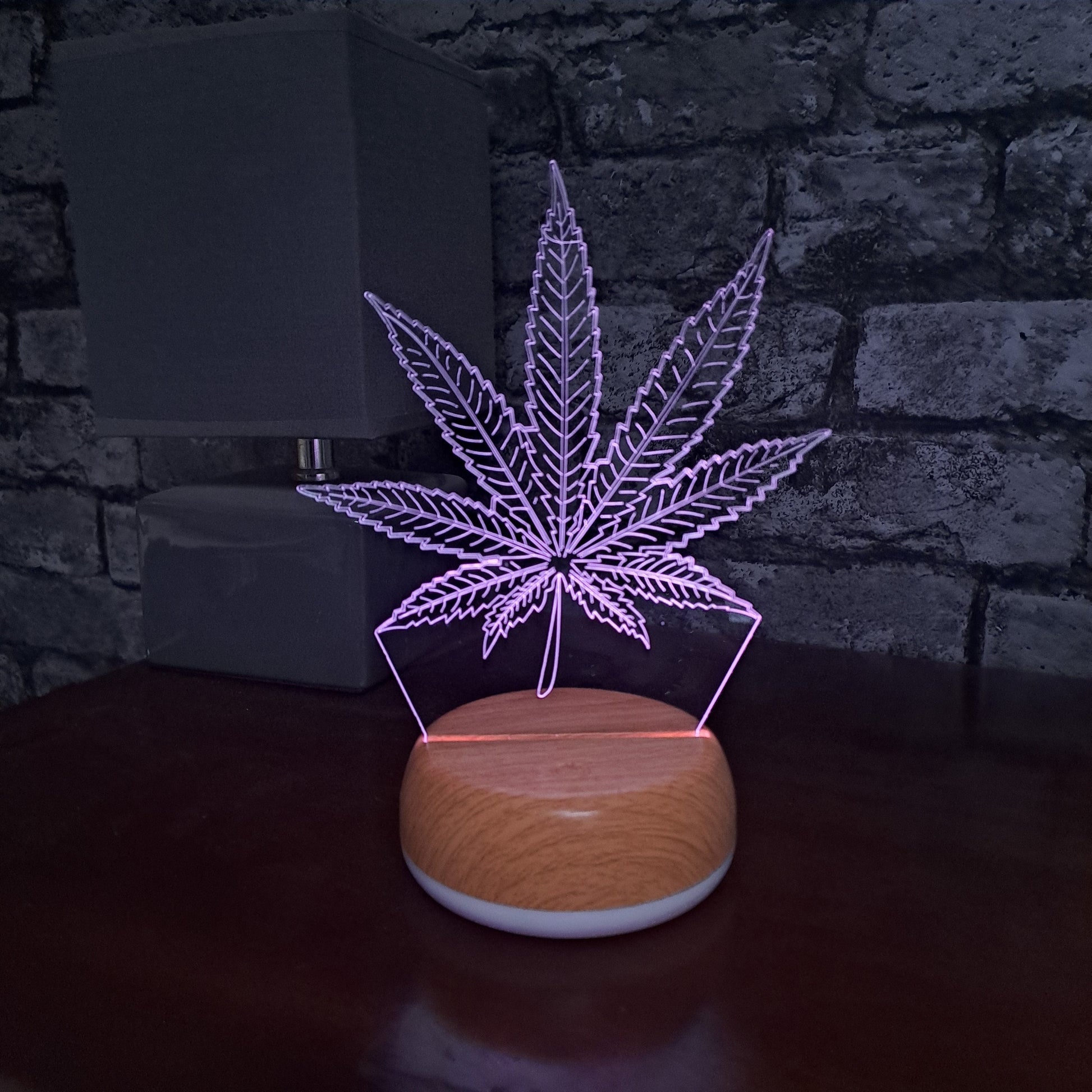 Weed Leaf LED Lamp Night LightÂ  Night Light Stock Car & Banger Toy Tracks