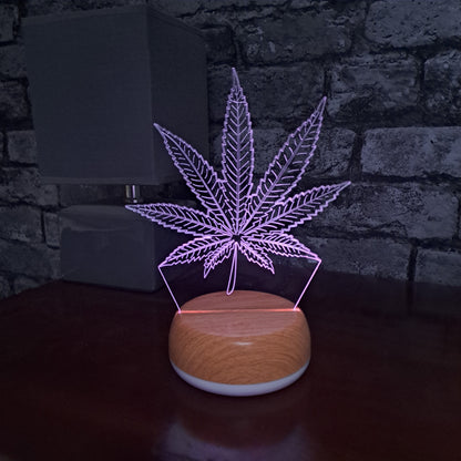 Weed Leaf LED Lamp Night LightÂ  Night Light Stock Car & Banger Toy Tracks