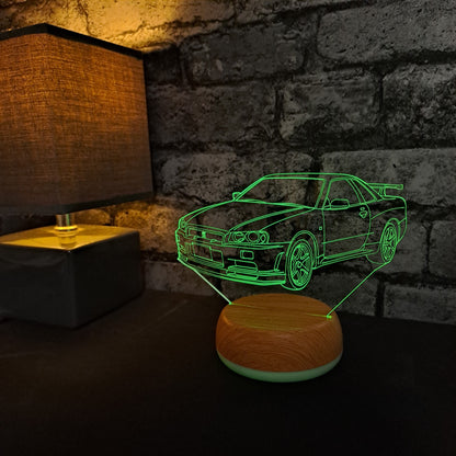 GTR Sports Car LED Lamp Night LightÂ  Night Light Stock Car & Banger Toy Tracks